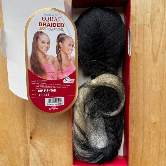 #91 MODEL MODEL DIP FISHTAIL DRAWSTRING PONYTAIL - Picture 4 of 8